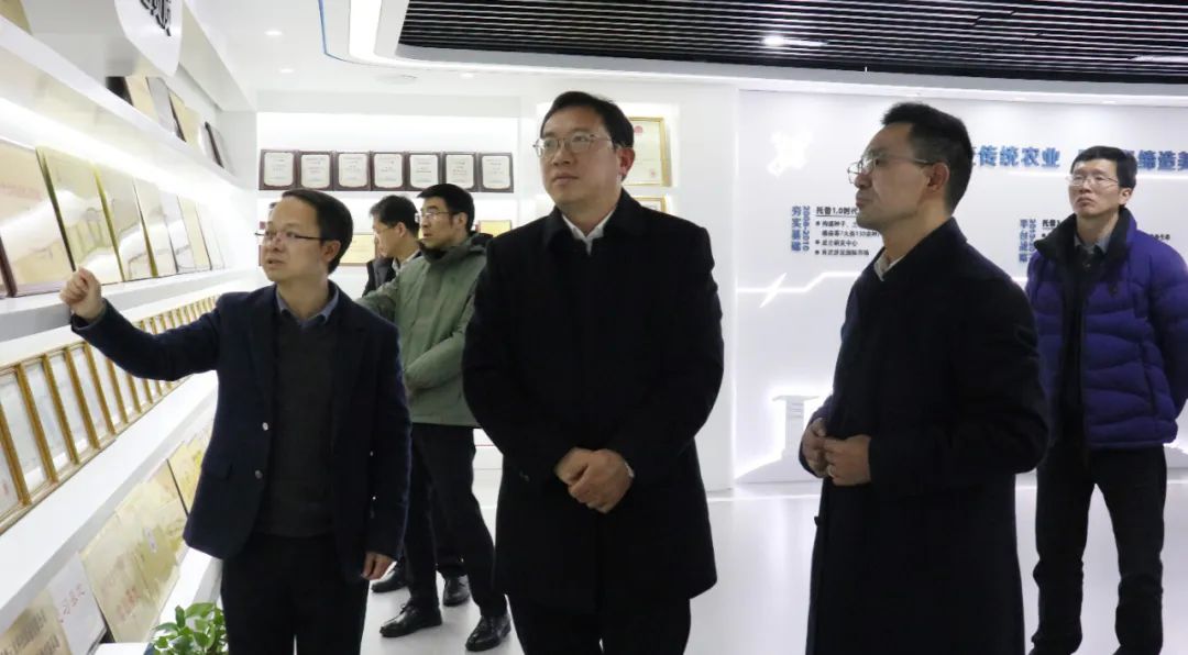 湘湖實驗室常務副主任楊華一行蒞臨托普云農考察調研